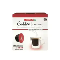 Spar coffee capsules lungo