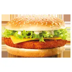 CHICKEN BURGER COMBO(Fried Chicken Burger With Fries)