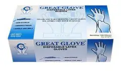 Latex examination gloves 100pieces