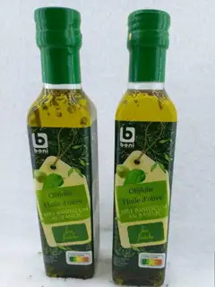 Boni extra huile d'olive au basitic 250 ml