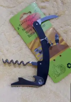 Wine bottle opener