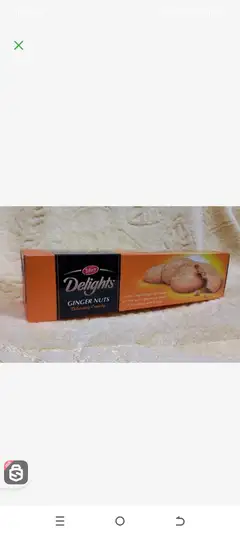 Tiffany delight ginger nuts 200gr