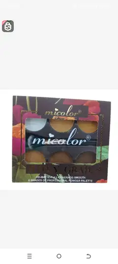 Micolor holy grail 6shades of professional powder palette