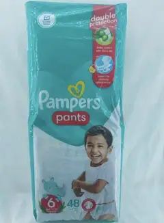 Pampers pants Extra Large 6(16+kg). 48pcs