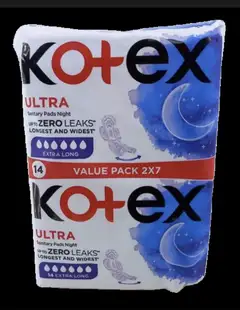 Kotex Ultra sanitary pads 14 Extra long