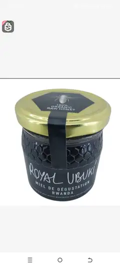 100%organic raw honey royal ubuki 250ml