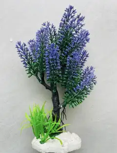 Aquarium decorations purple