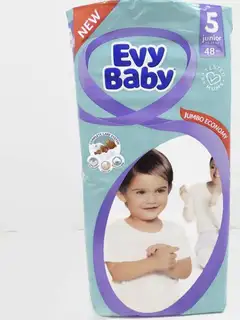Evybaby Diapers No 5 12-25Kgs, 48 Pcs