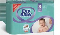 Evybaby Diapers N2 80 Pcs (3-6Kg)