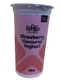 Ishyo strawberry flavoured yoghurt 250ml
