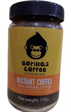 Gorilla's Coffee instant coffee 150gr 100% NATURAL COFFEE