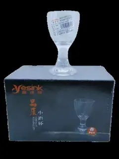 YESINK Shot Crystal Wineglasses 6pcs