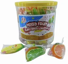 Mixed Fruit Flavoured Lollipop lpc