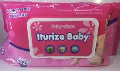 Iturize Baby wipes 200pcs
pink,yellow and blue colour