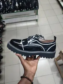 Black Patent Leather Derby