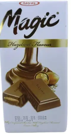 Tayas Magic Almond Flavoured Chocolate 80gr