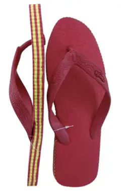 Umoja red slippers
