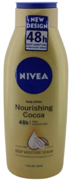 Nivea Body Lotion Nourishing Cocoa 48H with Deep Moisture Serum 400ml