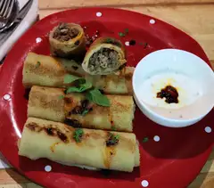 Beef Filled Pancakes