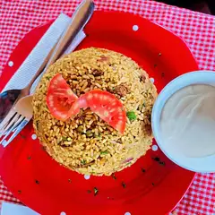 Beef Rice Pilau & Coleslaw