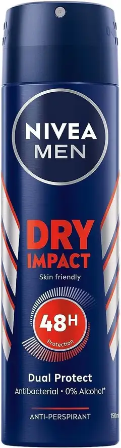 Nivea For Men Dry Impact Deodorant 150ml