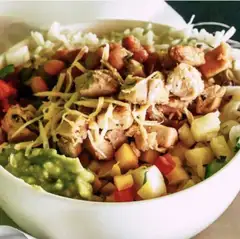 CHICKEN BURRITO BOWL