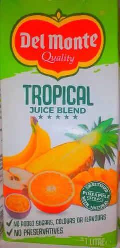 Tropical juice (del Monte quality)