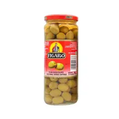 FIGARO Plain Green Olives 450G