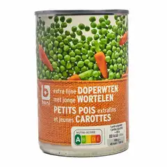 Boni Doperwten Wortelen Petits Pois Carottes 400G
