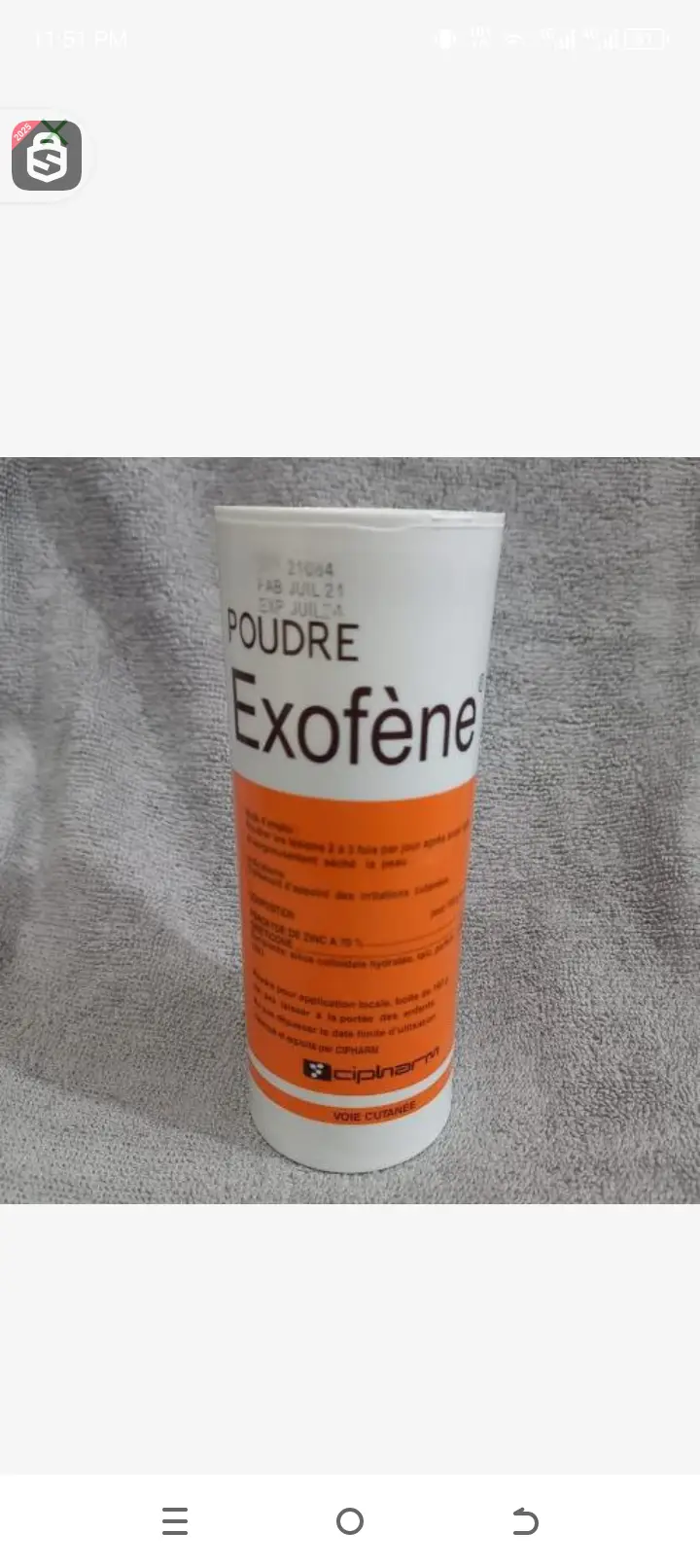 Exofene powder 100gr