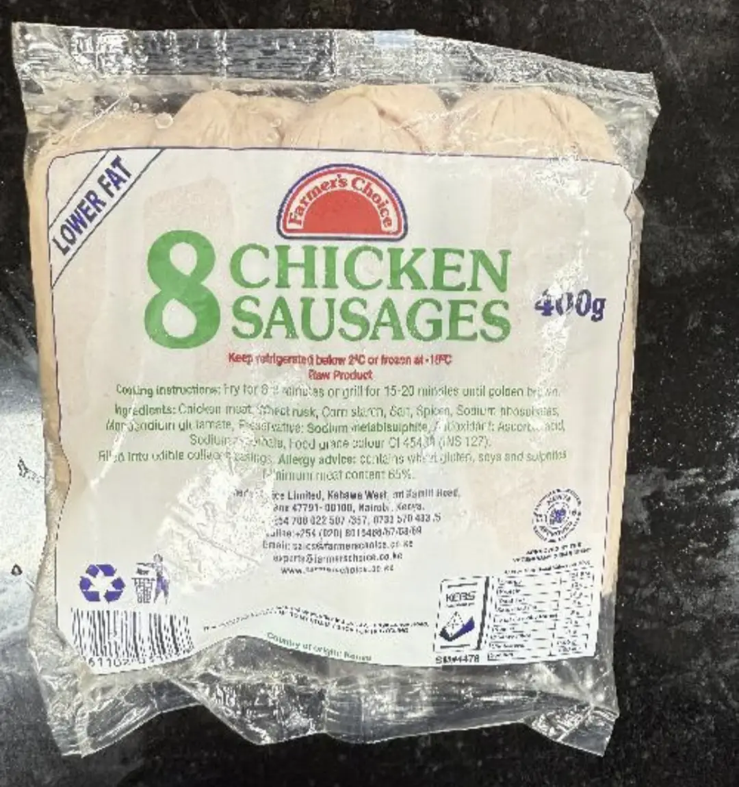 Farmers Choice Chicken Sausages 400g (8pcs)