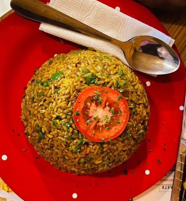 Vegan Rice Pilau  & Salad