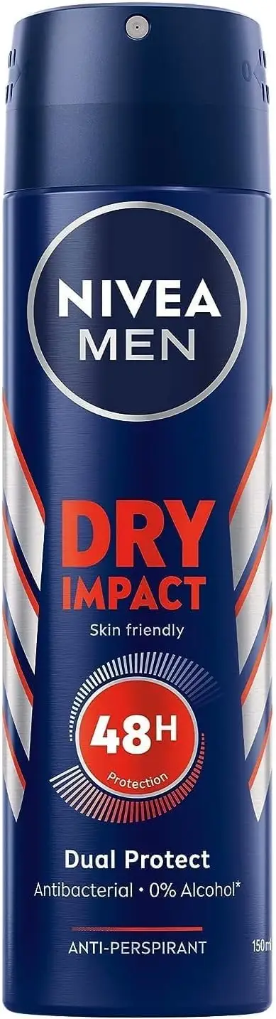 Nivea For Men Dry Impact Deodorant 150ml