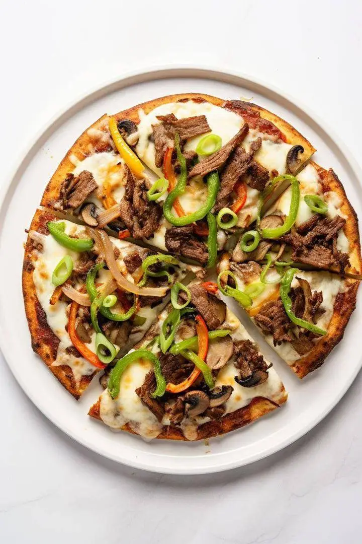 Philly Cheese Pizza