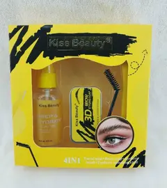 Kiss beauty 4in1 Facial mist + Brow soap + Eyebrow brush + Eyebrow trimming knife 45 ml+10 g