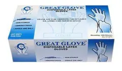 Latex examination gloves 100pieces