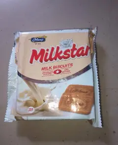 Milk star biscuits