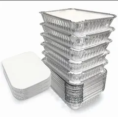 Aluminum box food (takeway) 10 pcs