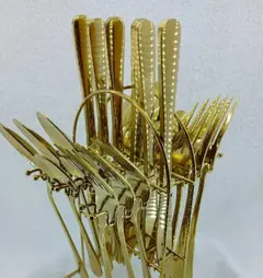 Set of spoon teaspoon and fork