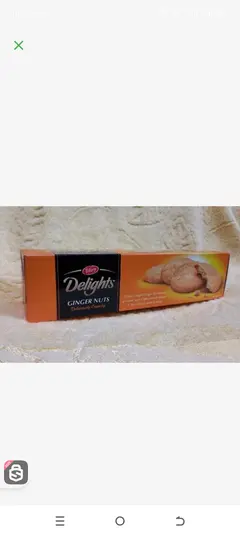Tiffany delight ginger nuts 200gr