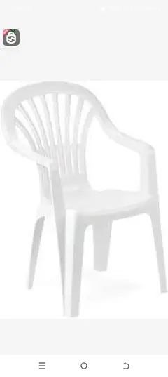 Adult plastic mono block chair 2pcs