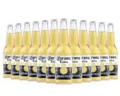 CORONA Extra 33cl Beer with 4.5%Alc pack of 12bottles