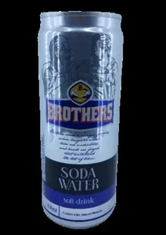 Brothers Soda Water Soft Drink 330 ml