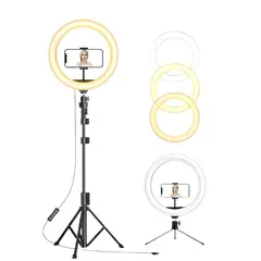 RING FULL LIGHT WITH STAND ADJUSTABLE COLOR TEMPERATURE