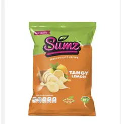 SUMZ SPICED POTATO CRISPS TANGY LEMON 30G
