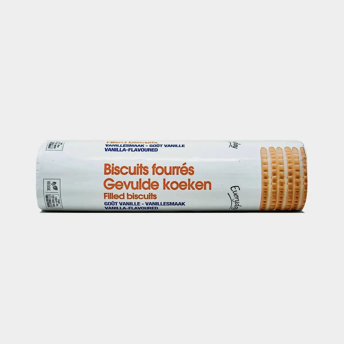 Everyday filled biscuits vanilla flavoured 500gr