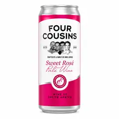 Four Cousins Sweet Rose Can 440ML