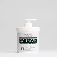 Advanced Clinicals Collagen Body Cream 16oz